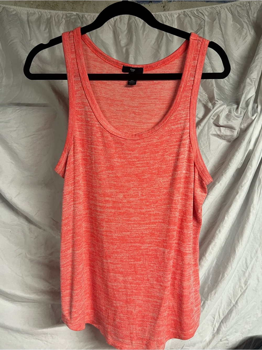 GAP Women’s Heathered Coral-Orange Tank